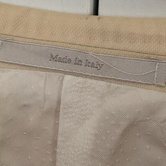 VTG Gianni Versace Blazer Ivory Mens Button Blazer Suit Jacket Size 50 | Flawed - Picture 5 of 10